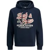Jack & Jones Moletom Com Capuz Logo 2 Col