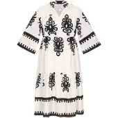 NAEMI Vestido 'Fashion Look' bege claro / preto