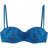 Jette Top de biquíni azul / marinho