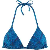 Jette Top de biquíni azul / marinho / genciana