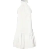 Pepe Jeans para mulher. PL953761 Vestido Lena branco (L), Casual, Algodão, Sem mangas / correias