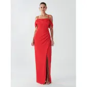 BWLDR Vestido 'Amaliah' vermelho