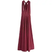 Next Vestido de festa borgonha