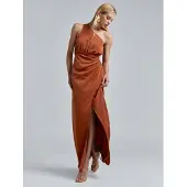 BWLDR Vestido 'Dusty' laranja