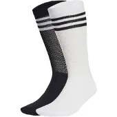 Adidas Meias de Cano Médio Texturizadas – 2 pares