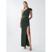 BWLDR Vestido de festa 'Meliza' verde escuro