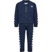 Hummel Fato de jogging azul noturno / branco