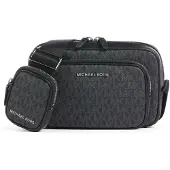 Michael Kors Mala de ombro cinzento / preto