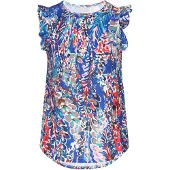 Faina Top 'Fashion Look' azul / lamacento / rosa claro / offwhite