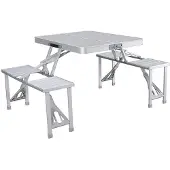 Marbueno Summer Mesa Dobrável Com Conjunto De Bancos 10439 Folding With 2 Benches Set