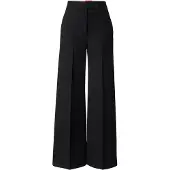 MAX&Co. Calças com vincos 'BASSANO' preto