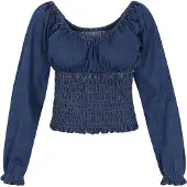 NALLY Blusa 'Fashion Look' azul ganga