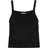 IZIA Top de malha preto
