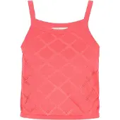 IZIA Top de malha coral