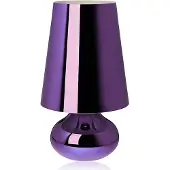 Kartell Candeeiro de mesa Cindy, violeta metalizado