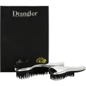 Dtangler Conjunto de presente para escova de cabelo Miracle Silver