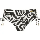LASCANA Cueca biquíni bege / preto