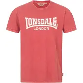 Lonsdale Camisa 'Stofa' vermelho / branco