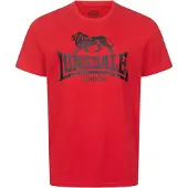 Lonsdale Camisa vermelho / preto