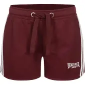 Lonsdale Calças 'Carloway' vermelho vinho / branco