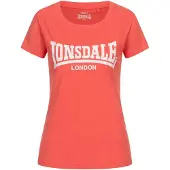 Lonsdale Camisa 'Cartmel' salmão / branco