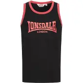Lonsdale Camisa 'Knockan' vermelho / preto