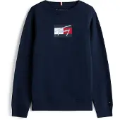 Tommy Hilfiger Moletom Script Flag