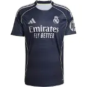 Adidas Camisola de futebol 'Real Madrid 25/26' cinzento claro / preto