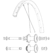 Mavic Raios Jbent 18 Unidades