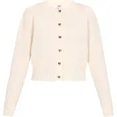 Mymo Casaco de malha 'Young Fashion' offwhite
