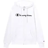 Champion Casaco em moletão preto / branco