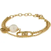 Liu Jo Bracciale Doppio Oro Perla Sintetica Lj2804 — Bracciale