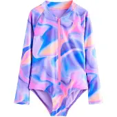 Next Fato de banho azure / roxo / rosa claro