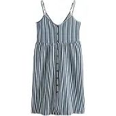 Next Vestido de verão marinho / branco