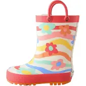 Next Bota de borracha turquesa / amarelo / laranja / branco casca de ovo