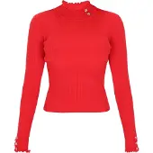 Faina Pullover vermelho claro