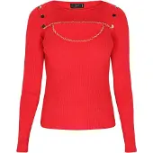 Faina Pullover vermelho