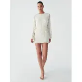 BWLDR Vestido 'ASHLEIGH' offwhite