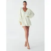 BWLDR Vestido 'Wright' amarelo pastel