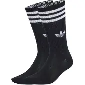 Adidas Originals Meias de Cano Médio 3-Stripes – 3 pares