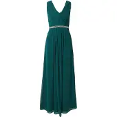 About You Vestido de festa 'Emmy' verde escuro / prata