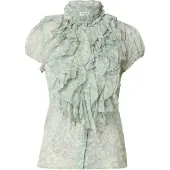 Saint tropez Blusa 'Lilja' bege / aqua
