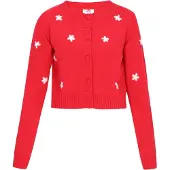 Mymo Casaco de malha vermelho