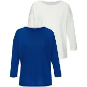 Vivance Camisa azul / branco