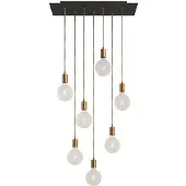 Creative Cables Luminária Pendente Rose-one Xxl 7 Falls With Light Bulb
