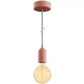 Creative Cables Candeeiro Suspenso Com Lâmpada Eiva Pastel 1.5 M