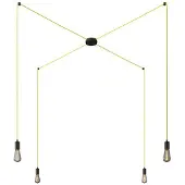 Creative Cables Luminária Pendente Spider 4 Falls With Light Bulb