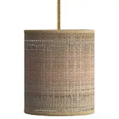 Creative Cables Luminária Pendente Textile Raffia Cylinder 1.2 M