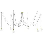 Creative Cables Luminária Pendente Spider 6 Falls