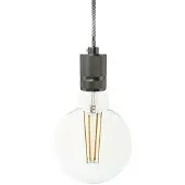 Creative Cables Luminária Pendente Textile Knurled Aluminum 1.2 M